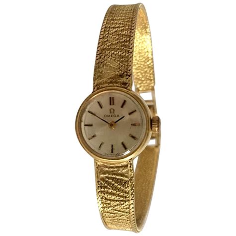 omega ladies gold watch 1970
